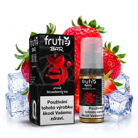 Frutie BAR Juice Strawberry Ice (Chladivá jahoda) - bez nikotinu 10ml