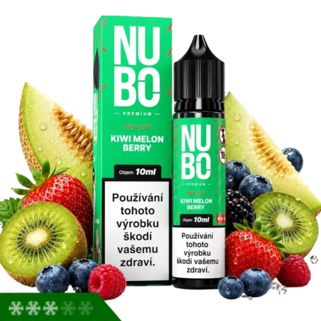 NUBO Premium Kiwi Melon Berry (Kiwi, meloun a lesní ovoce) 10ml