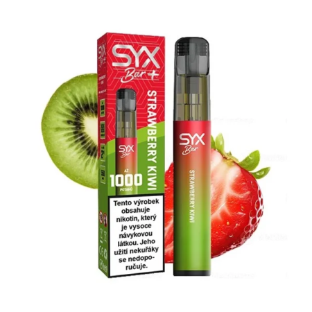 SYX Bar 1000 Strawberry Kiwi (jahoda, kiwi)
