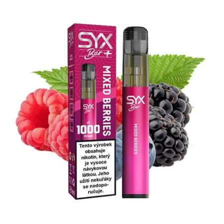 SYX Bar 1000 Mixed Berries (Mix bobulí)