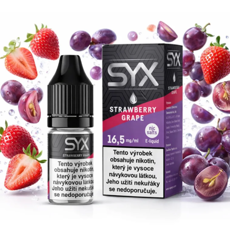 SYX STRAWBERRY GRAPE 16,5 mg (jahody a hroznové víno) 10ml