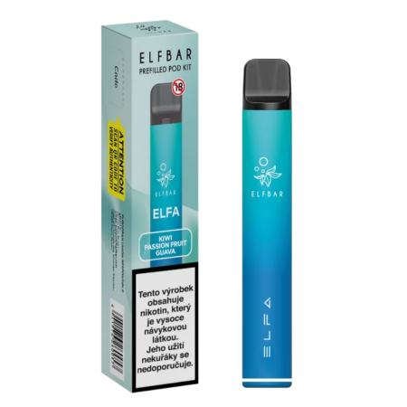 ELF BAR ELFA POD Starter Kit Kiwi Passion Fruit Guava (kiwi a marakuja) 20mg