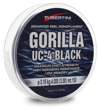 Tubertini Gorilla UC4 Black 150m 0,18mm
