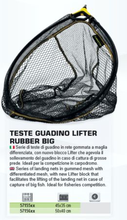 Hlava podberaku LIFTER RUBBER BIG 45X35 