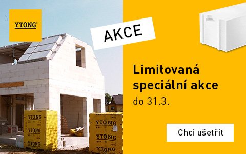 Využijte limitovanou akci na Ytong a stavte chytře!