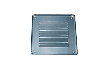 Mřížka ventilační kovová hliníková elox. 140 x 140 mm