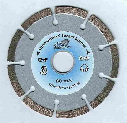 ALFA AGRES/125mm diamantový kotouč