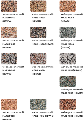 Weber.pas marmolit hrubozrnný (20 kg)