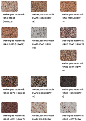 Weber.pas marmolit hrubozrnný (20 kg)