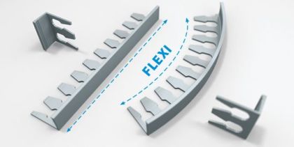 Lišta Havos Flexi tvarovací L 10 /2,5m hliník kartáč. elox přírodní