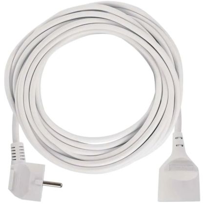 Prodlužovací kabel 10 m / 1 zásuvka / bílý / PVC / 1,5 mm2