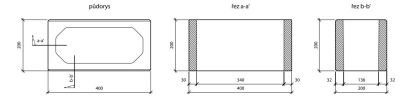 CSB SOLOBLOK 20 x 20 x 20 cm Černá půlka (paleta 120 ks)