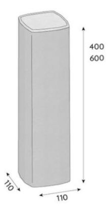 CSB PALISÁDA VERA 11 x 11 x 60 cm, Javor (paleta 84 ks)