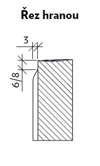 CSB ALTO EVO 6 Colormix Noarblanc antiko relief čtverec (paleta 11,2896 m² / vrstva 0,9408 m²)
