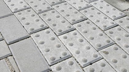 CSB CIHLA 8 pro nevidomé 10 × 20 × 8 cm Šedá (paleta 9,6 m² / vrstva 0,96 m²)