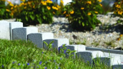 CSB PALISÁDA CITY 16 x 16 x 60 cm, Šedá (paleta 40 ks)