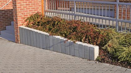 CSB PALISÁDA CITY 16 x 16 x 60 cm, Šedá (paleta 40 ks)