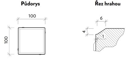 CSB KOSTKA 6 Červená standard neskladba (paleta 10,56 m² / vrstva 0,88 m²)