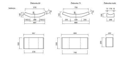 CSB ŽLABOVKA 75 Šedá (paleta 24 ks)