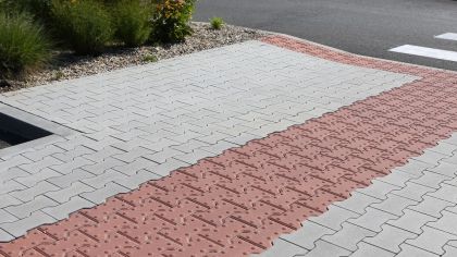 CSB KOST 6 Červená slepecká neskladba ROVNÁ (paleta 10,08 m² / vrstva 0,84 m²)