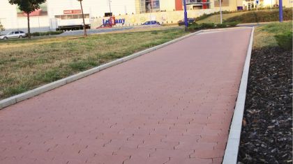 CSB VARIO 6 Červená standard skladba rovná (paleta 10,1592 m² / vrstva 0,8466 m²)