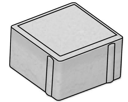 CSB KOSTKA 8 Černá standard neskladba (paleta 8,8 m² / vrstva 0,88 m²)