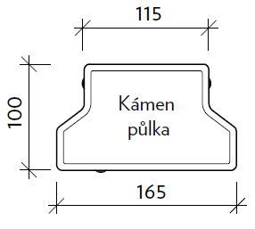 CSB KOST 6 Hnědá standard půlka neskladba (paleta 10,752 m² / vrstva 0,896 m²)