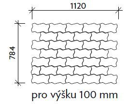 CSB VARIO 10 Červená standard skladba (paleta 6,6792 m² / vrstva 0,8349 m²)