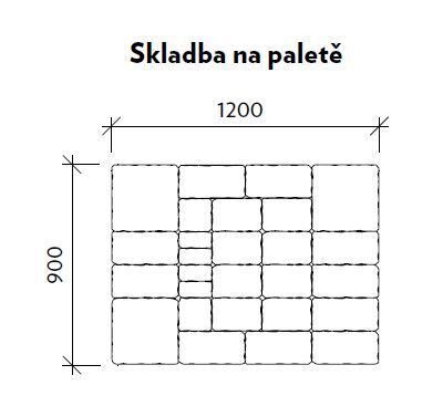 CSB CONCEPT 6 Naturcolor Roca antiko relief skladba (paleta 10,8 m² / vrstva 1,08  m²)