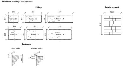 CSB VALENCIA 6 Colormix Alba antiko relief CP Plus (paleta 10,6029 m²)