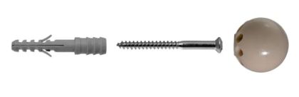 fischer dveřní zarážka TS 8 BG - pískově žlutá