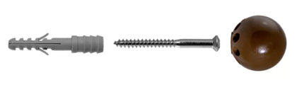 fischer dveřní zarážka TS 8 BR - hnědá