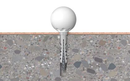 fischer dveřní zarážka TS 8 W - bílá