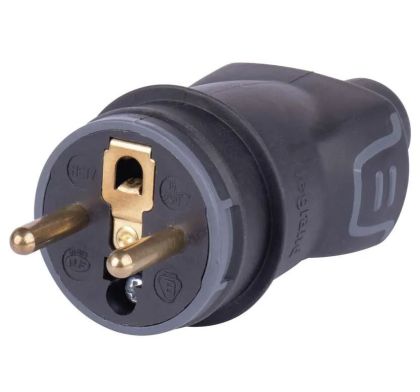 Vidlice gumová černá IP44