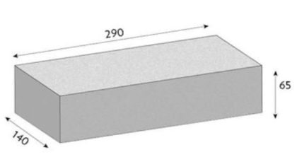 CSB BETONKA, Šedá 65 x 140 x 290 mm (paleta 240 ks)