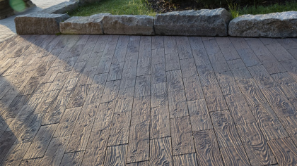 CSB LIGNEO 6 Ořech standard reliéf kámen 50 x 15 x 6 cm (paleta 6,3 m² / vrstva 0,525 m²)