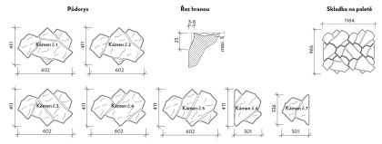 CSB CANTERA 8 Naturcolor Caoba standard skladba (paleta 7,5208 m² / vrstva 0,9401 m²)