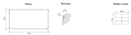 CSB SILNIČNÍ KRAJNÍK 50 x 25 x 8 mm Bílý (paleta 60 ks)