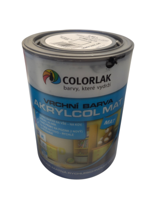 Akrylcol mat V2045/C1999 Černá 0,6 l UH - VÝPRODEJ