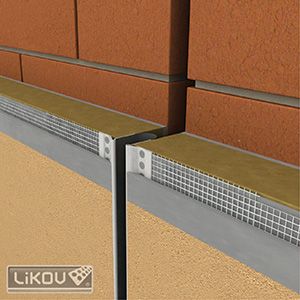 Lišta dilatační průběžná 2D LD-LS PVC 2500/šedá/VERTEX (bal. 62,5 m) - DOPRODEJ