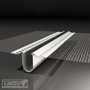 Lišta dilatační průběžná 2D LD-LS PVC 2500/šedá/VERTEX (bal. 62,5 m) - DOPRODEJ