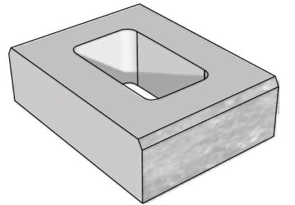 CSB EDITBLOK koncové 75 Naturcolor Roca (paleta 2,532 m² / vrstva 0,2532 m²)