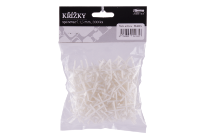 Křížky obkladačské plastové 1,5 mm 200 ks