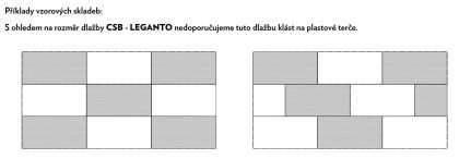 CSB LEGANTO 5 70 x 35 x 5 cm Naturcolor Coral standard CP Plus skladba (paleta 21 ks / vrstva 3 ks)