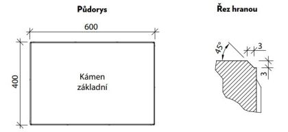 CSB DLAŽBA FORMELA IV 60 x 40 x 8 cm Šedá (paleta 32 ks)