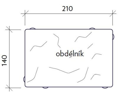 CSB ALTO EVO 6 Colormix Noarblancl antiko relief obdelník (paleta 10,584 m² / vrstva 0,882 m²)