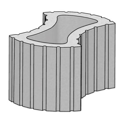 CSB TVÁRNICE FLORETA Šedá (paleta 12 ks)