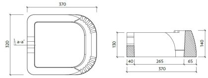 CSB FLORIA 13 x 32 x 37 cm Javor (paleta 24 ks)