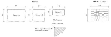 CSB HISTORI 6 Colormix Rustikal standard skladba (paleta 10,3428 m² / vrstva 0,8619 m²)