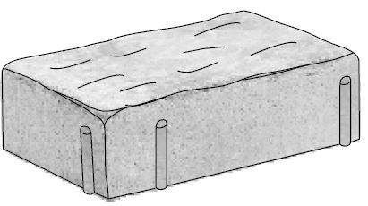 CSB ALTO EVO 8 Colormix Noarblanc antiko relief čtverec (paleta 9,408 m² / vrstva 0,9408 m²)